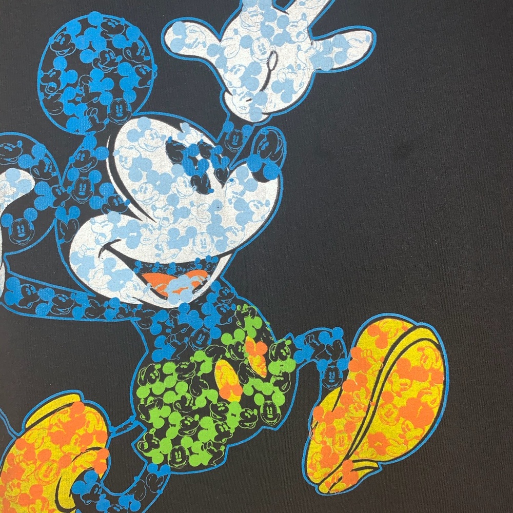 ✅ Men Disneyland Hanes Mickey Black T-Shirt - Picture 4 of 10